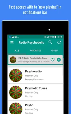 Psychedelic Radio android App screenshot 1