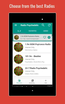 Psychedelic Radio android App screenshot 4